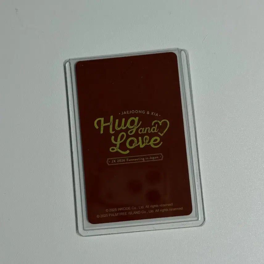 [BUNJANG] Kim Junsu JX Hug&amp;Love Cherry Photocard / 김준수 JX Hug&amp;Love 체리 포토카드