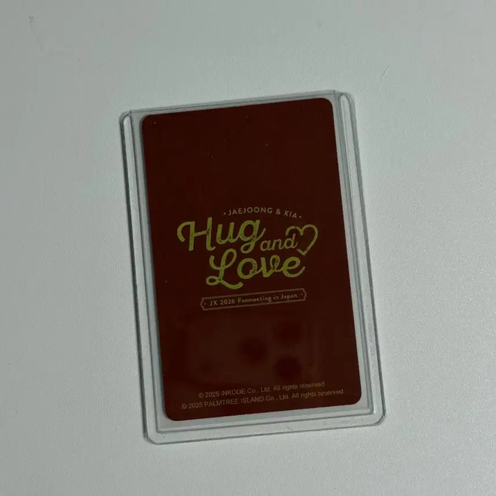 [BUNJANG] Kim Junsu JX Hug&amp;Love Cherry Photocard / 김준수 JX Hug&amp;Love 체리 포토카드