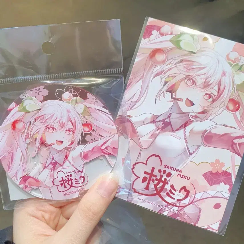 [BUNJANG] Sakura Miku Pop-up Acrylic Coaster / 신촌 현대백화점 사쿠라 미쿠 팝업 아크릴코스터