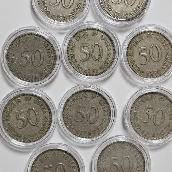 [BUNJANG] South Korean 50 Won Coin (Turtle Ship Design) / 오십환
