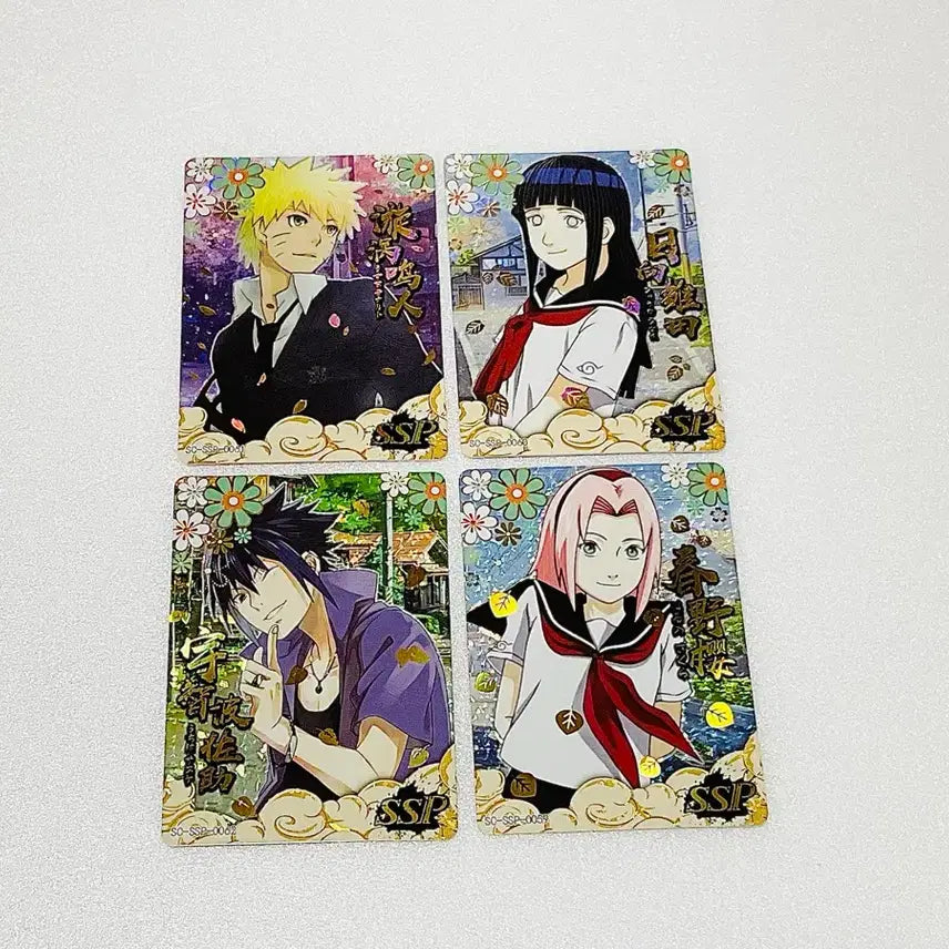 [BUNJANG] Naruto Sasuke Sakura Hinata Rare Card Set / 나루토-나루토/사스케/사쿠라/히나타 레어 카드 set