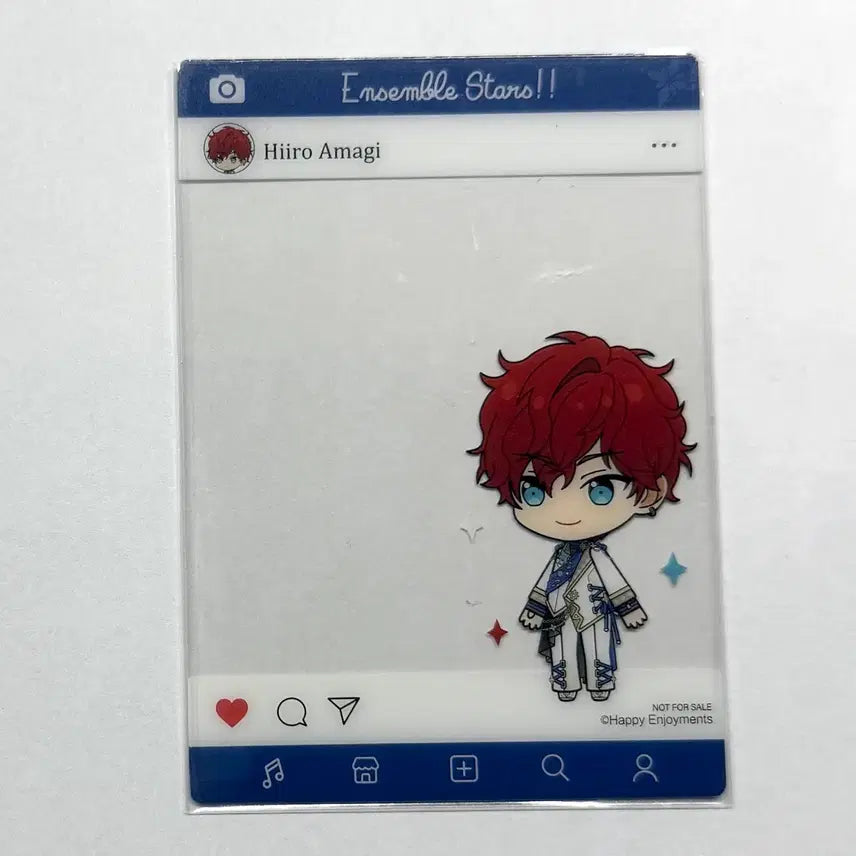 [BUNJANG] Ensemble Stars! Moban Popup Spotlight On Stage Exclusive Clear Card Ama-gi Hiiro / 앙스타 모펀 팝업 스포트라이트 온 스테이지 테마 특전 포토카드 7만원 특전 클리어카드 투명 클카 아마기 히이로