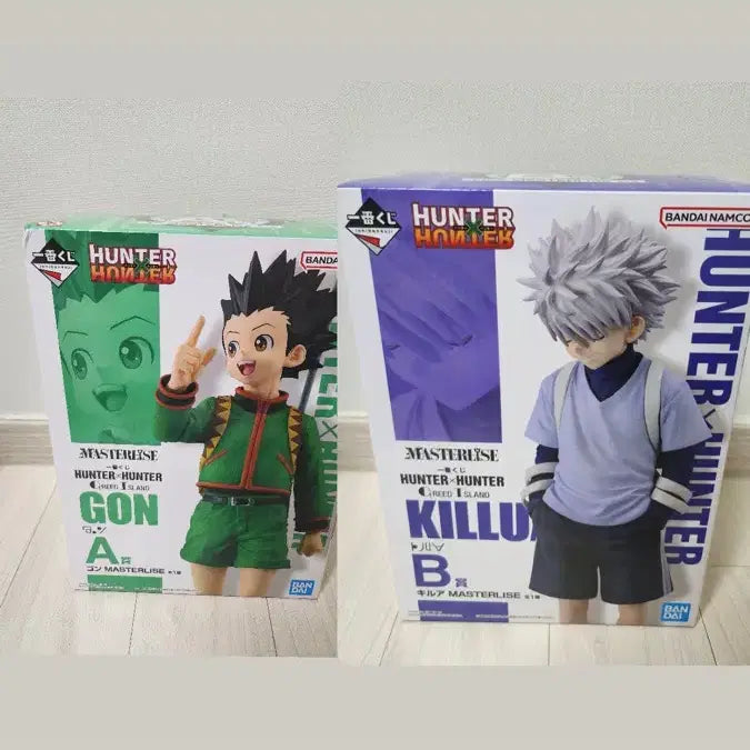 [BUNJANG] Hunter x Hunter Ichiban Kuji Gon &amp; Killua Grid Island Figure Bundle Set / 택포27.5)헌터x헌터 제일복권 곤 키르아 그리드아일랜드 AB상 일괄