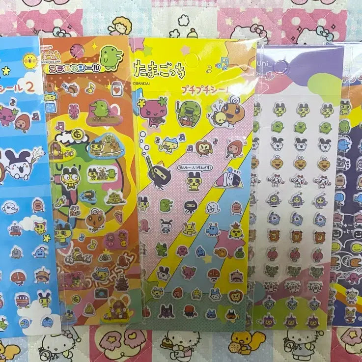 [BUNJANG] Tamagotchi Epoxy Sticker Bundle Set / 일괄 다마고치 에폭시 스티커 고전 스티커 봉봉