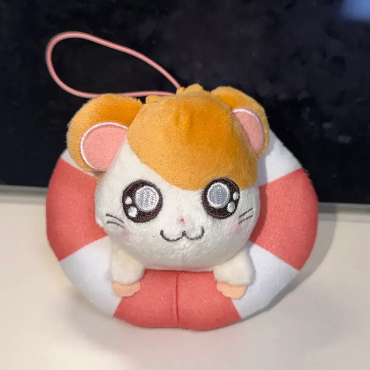 [BUNJANG] Hamtaro Tube Mascot Plush Keychain / 방가방가 햄토리 튜브 마스코트 인형 키링