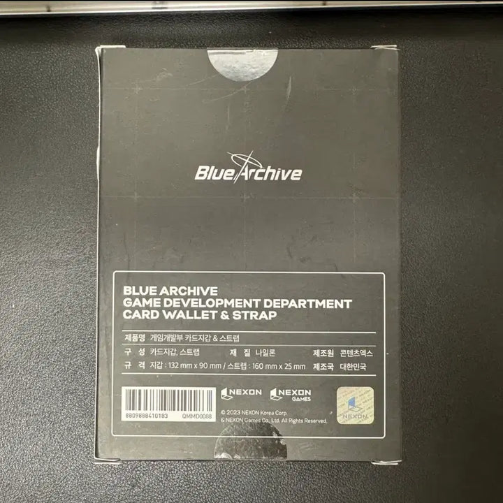 [BUNJANG] Blue Archive 2nd Anniversary Game Development Department Card Holder Strap Set / 블루아카이브 2주년 MD 게임개발부 카드지갑 스트랩