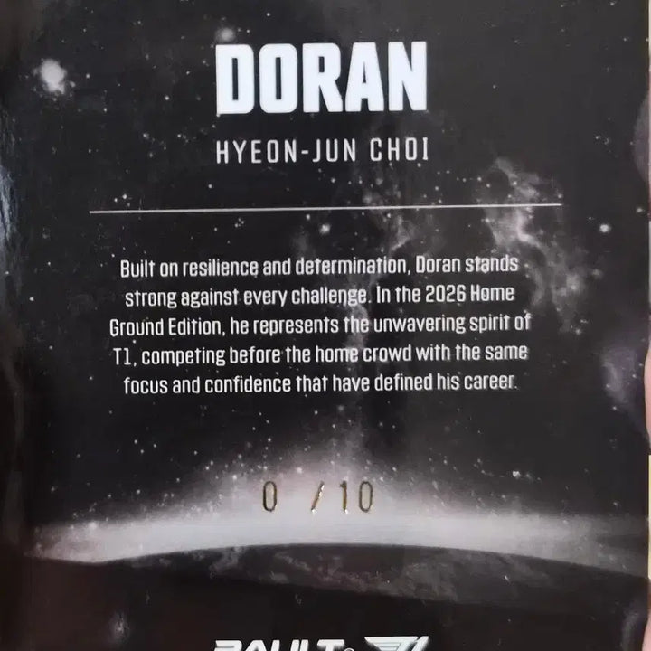 [BUNJANG] HSP Card Bolt Doran 10-Limited Edition / 볼트 도란 10장한정 HSP카드 /