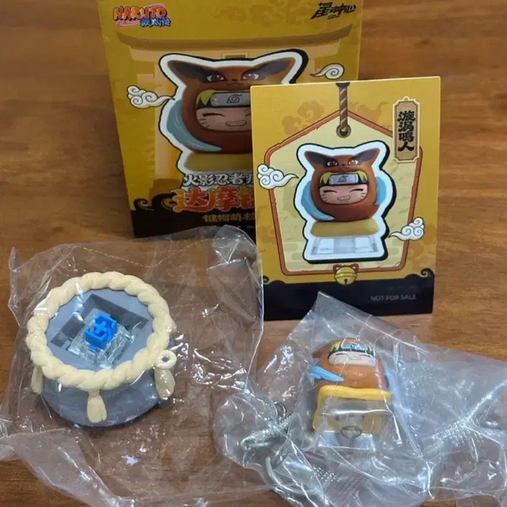 [BUNJANG] Naruto, Sasuke, Sakura Bundle Set Keycaps (Sealed) / [미개봉/일괄] 나루토 키캡(나루토,사스케,사쿠라)