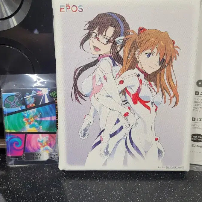 [BUNJANG] Evangelion EPOS Collaboration Asuka &amp; Mari Canvas Board / 에반게리온 EPOS 가입 특전 아스카&amp;마리 캔버스