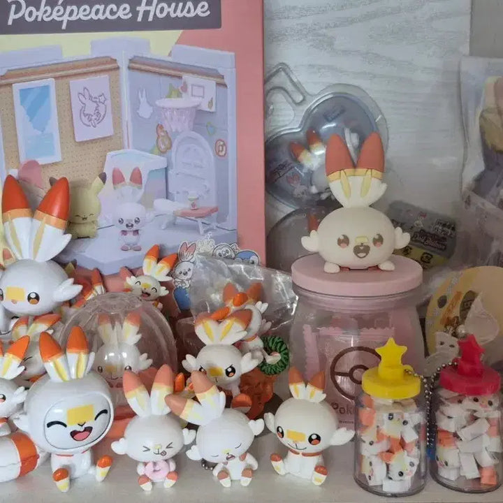 [BUNJANG] Pokemon Scorbunny Goods Bundle Set / 포켓몬스터 염버니 굿즈 일괄 처분