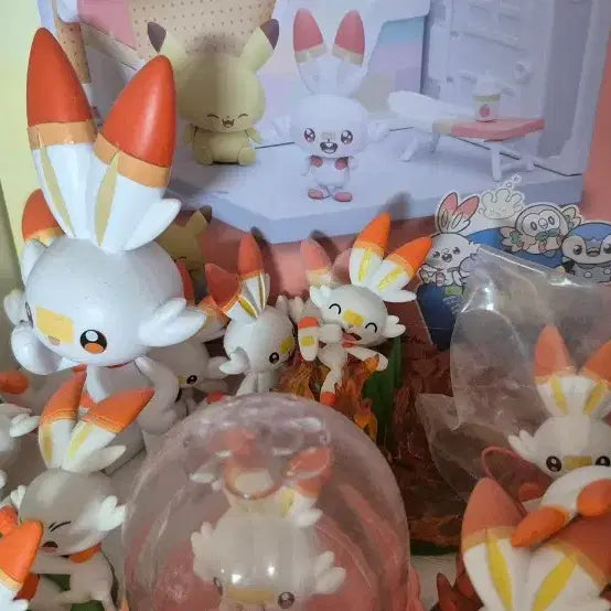 [BUNJANG] Pokemon Scorbunny Goods Bundle Set / 포켓몬스터 염버니 굿즈 일괄 처분