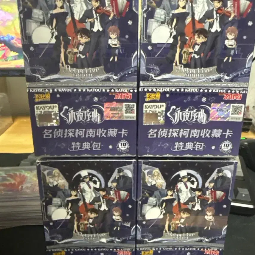 [BUNJANG] Detective Conan Card Collection Kayu Card Pack Set (2 Boxes) / 명탐정 코난 카드 컬렉션 카유 카드팩 슈링크 O 두상자 일괄