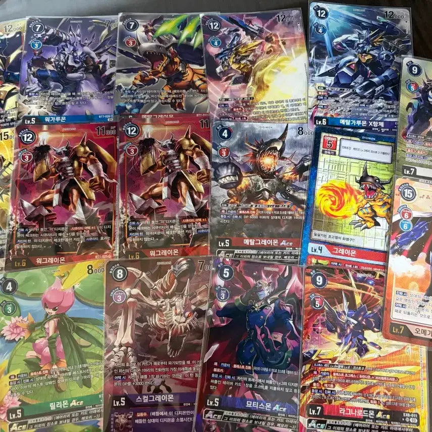 [BUNJANG] Digimon Card Game Cards Bundle Set / 신디카 디지몬카드 판매