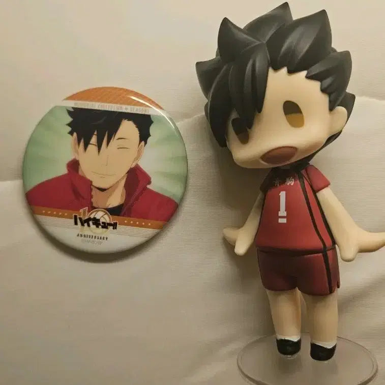 [BUNJANG] Haikyuu!! Kuroo Hello Good Smile Figure + Can Badge Set / 하이큐) 쿠로오 헬로 굿스마일 + 캔뱃지