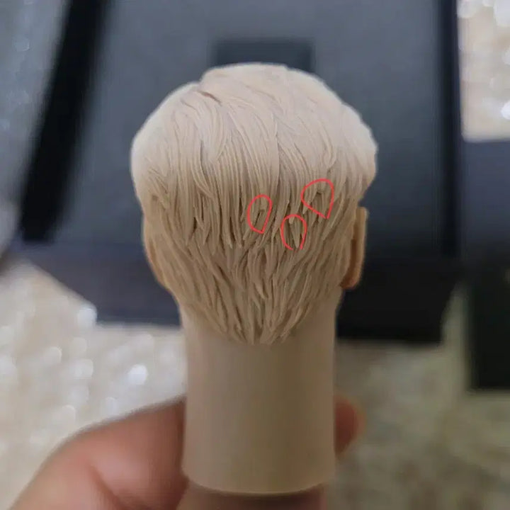 [BUNJANG] Dopadher Kingsman Harry Hart Unpainted Head &amp; Protoyz Kingsman Hand Parts Set / 독파더 킹스맨 해리하트 미도색 헤드, 프로토이즈 킹스맨 손파츠