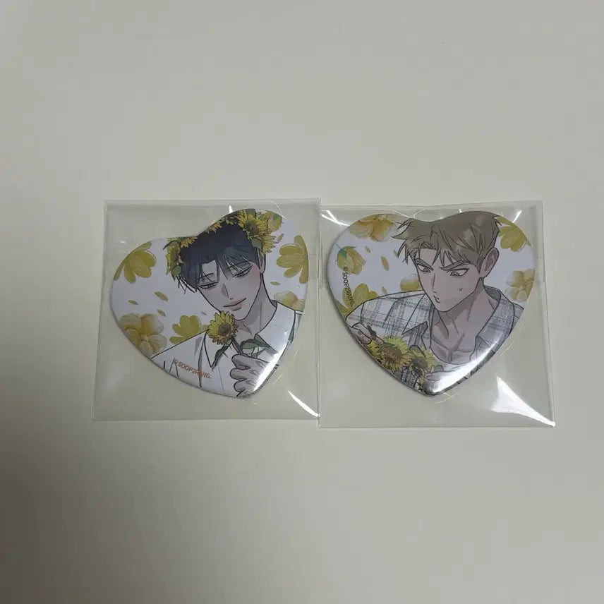 [BUNJANG] Hongsil Quest Pop-up Heart Badge Yeon Kihoon / 홍실퀘스트 팝업 하트 뱃지 홍퀘 bl 굿즈 연기훈