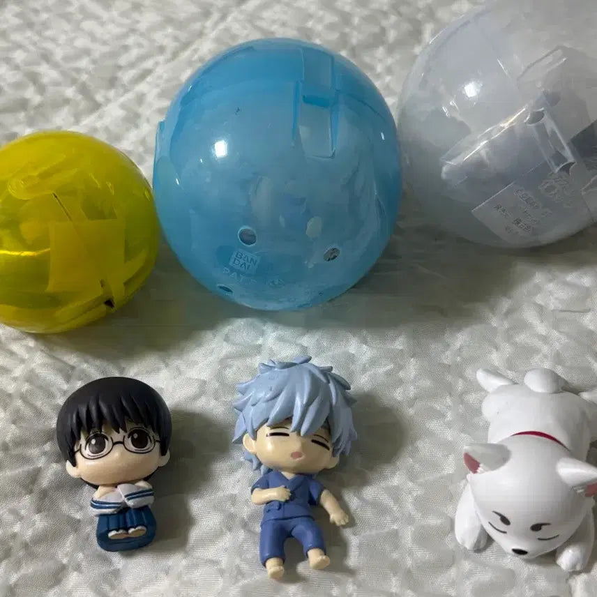 [BUNJANG] Gintama Gacha Bundle Set - Gintoki, Sadaharu, Shinpachi (Sealed) / 일괄) 은혼 가챠 긴토키, 사다하루, 신파치 미개봉