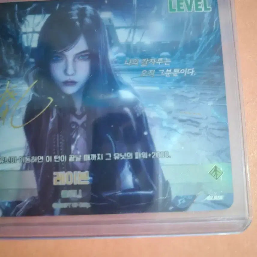 [BUNJANG] Stellar Blade Nibel Arena Signed Card Raven SSL / 니벨아레나 스텔라블레이드 김형태 싸인카드 레이븐 Ssl