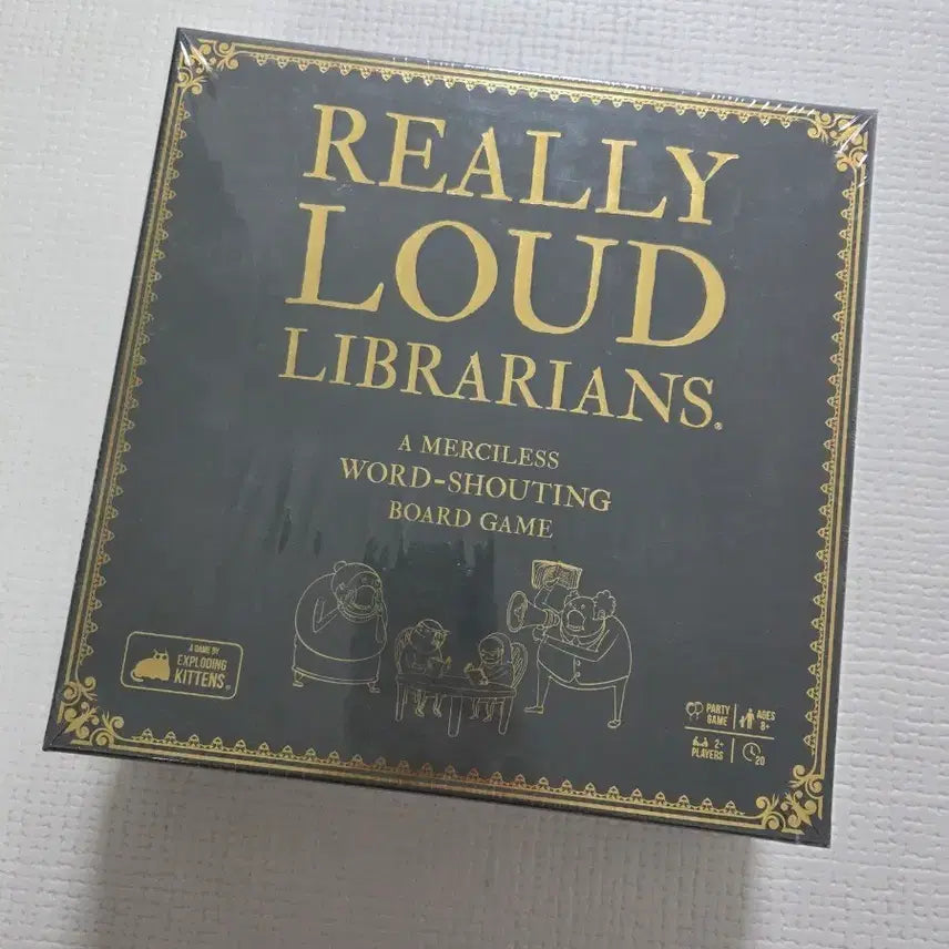 [BUNJANG] Exploding Kittens REALLY LOUD LIBRARIANS Board Game (English Edition, Sealed) / 익스플로딩 키튼 REALLY LOUD LIBRARIANS 보드게임 영어 영문판 (미개봉 새상품)