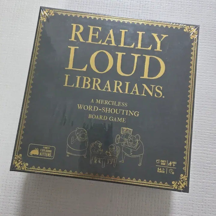 [BUNJANG] Exploding Kittens REALLY LOUD LIBRARIANS Board Game (English Edition, Sealed) / 익스플로딩 키튼 REALLY LOUD LIBRARIANS 보드게임 영어 영문판 (미개봉 새상품)