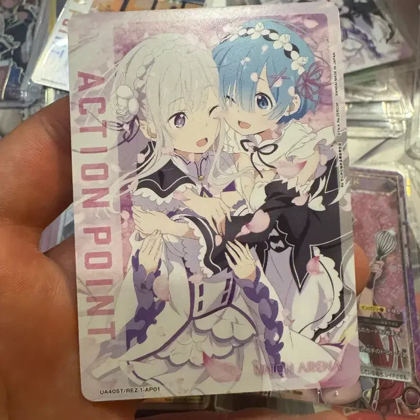 [BUNJANG] Union Arena Rem &amp; Emilia Action Point Card / 유니온아레나 렘 에말리아 액션포인트 카드