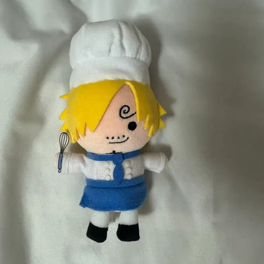 [BUNJANG] One Piece Mugiwara Store Harajuku Limited Edition Chef Sanji Plush / 원피스 무기와라 스토어 하라주쿠 한정 파티시에 상디 누이 요리사