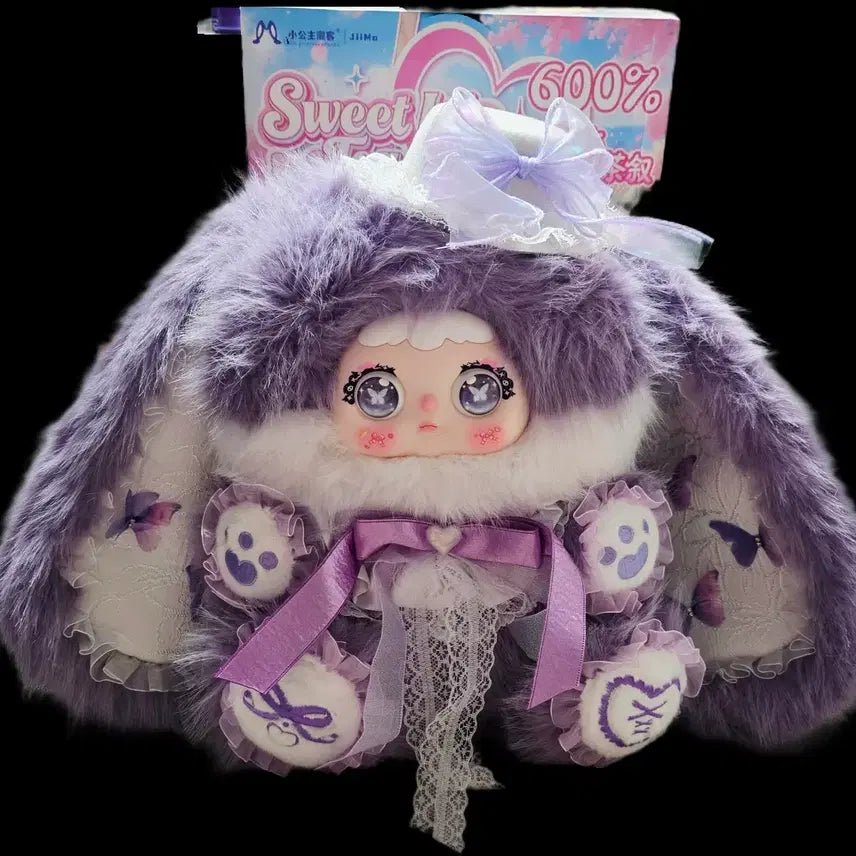 [BUNJANG] JIMO Sweet Island T-Chat 600% Purple Rabbit Doll / [정품]지이모 스윗 아일랜드 티챗 600% 보라토끼 투눈물눈