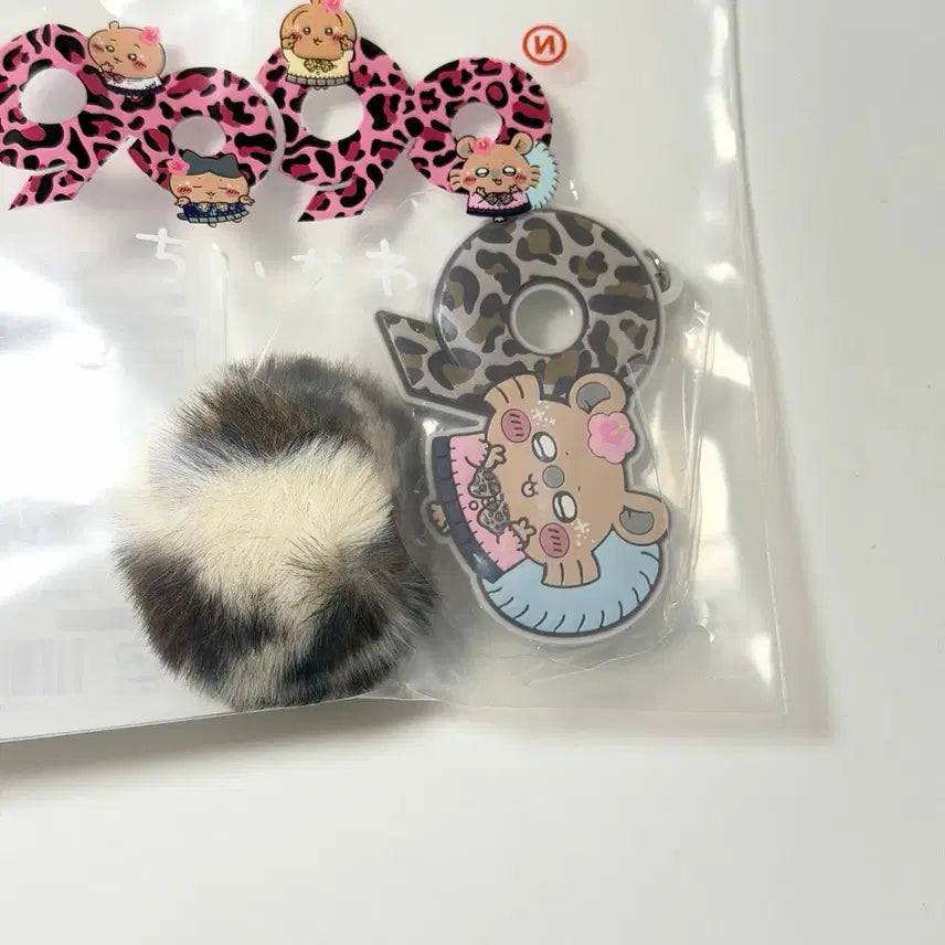 [BUNJANG] Chiikawa 9090 Gyaru Momonga Rubber Keychain (Sealed) / [미개봉] 치이카와 9090 갸루 모몽가 러버 키링