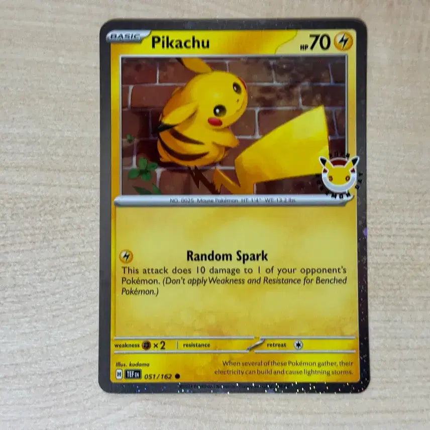 [BUNJANG] Pokemon 30th Anniversary Pikachu Promo Card / [북미/포켓몬] 30주년 피카츄 프로모 카드 판매합니다!
