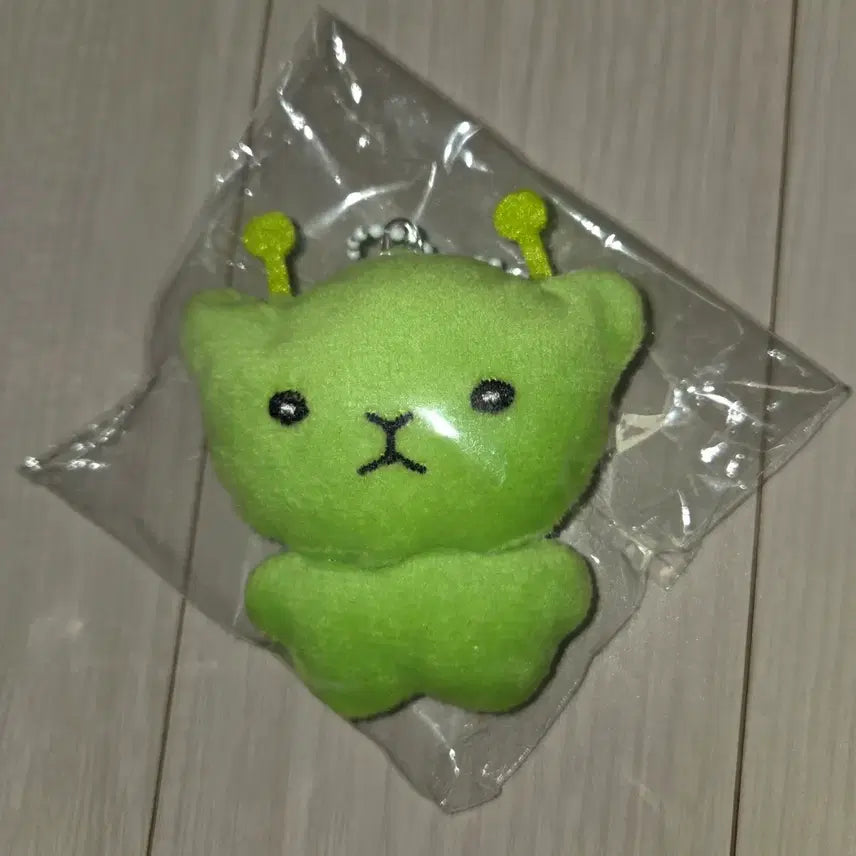 [BUNJANG] Pea Alien Weknyangi Astronaut Plush Keychain / 완두콩 외계인 왹냥이 우주 왹져 인형 키링