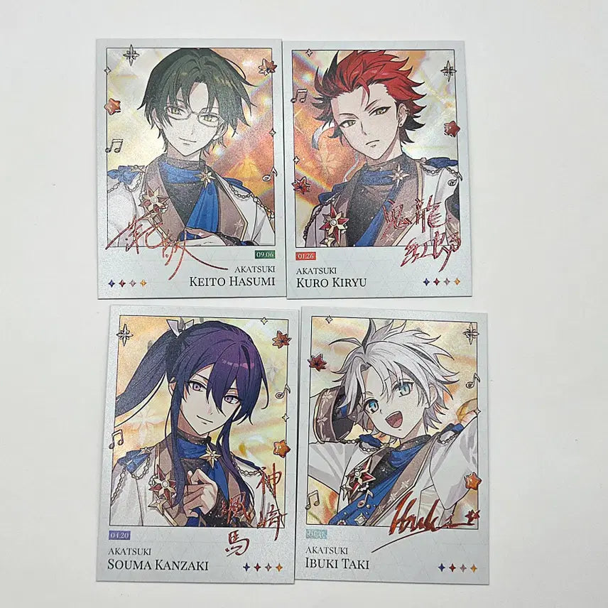 [BUNJANG] Ensemble Stars 10th Anniversary MoFun Pop-up Pashacollection Hongitsu Bundle Set / 앙상블스타즈 10주년 모펀 팝업 파샤 홍월 일괄로 판매합니다.