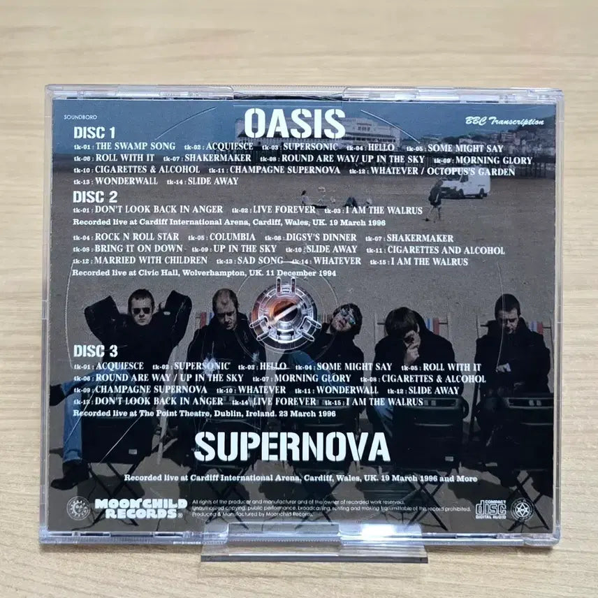 [BUNJANG] Oasis Supernova 3CD Bootleg (Unused) / (미사용 신품 / 3CD / bootleg) Oasis (오아시스) - Supernova