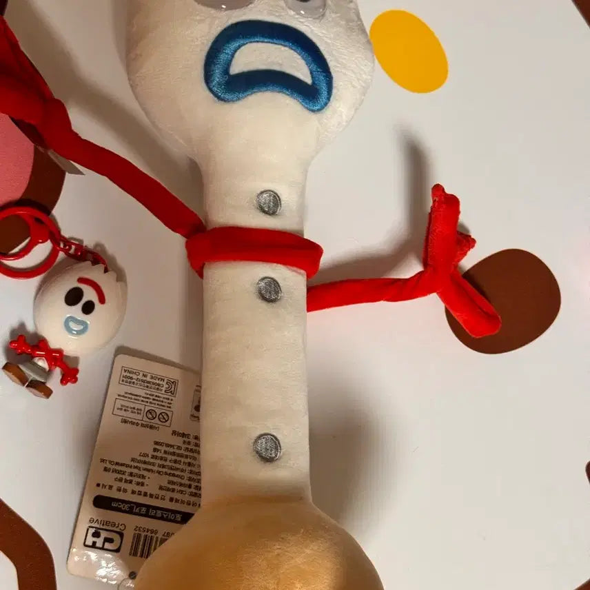 [BUNJANG] Toy Story Forky Doll and Keychain Bundle Set / 토이스토리 인형,키링 포키 일괄