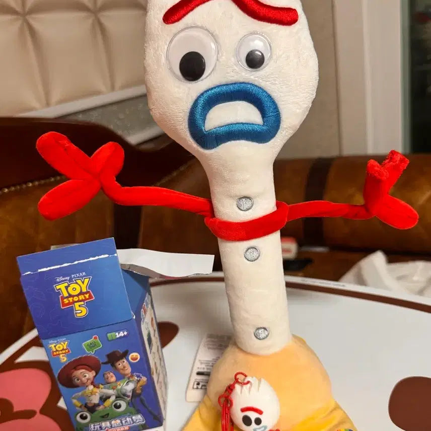 [BUNJANG] Toy Story Forky Doll and Keychain Bundle Set / 토이스토리 인형,키링 포키 일괄