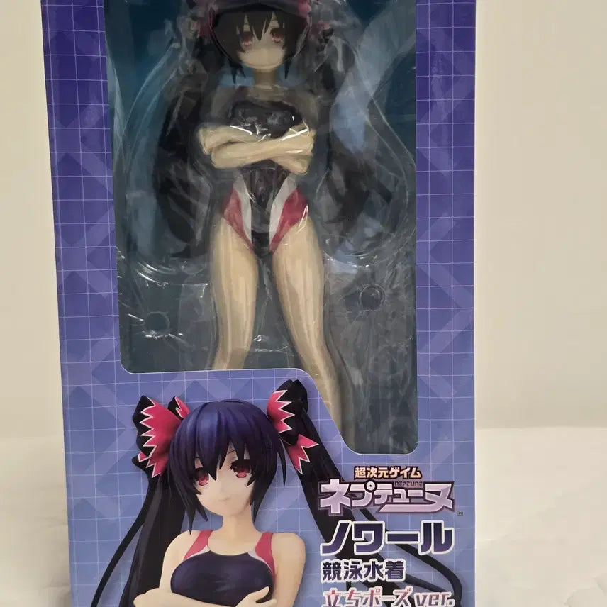 [BUNJANG] Hyperdimension Neptunia Kaichindou Noir Management Swimsuit Unsealed Figure / 초차원게임 넵튠 회천당 느와르 경영수영복 미개봉 피규어