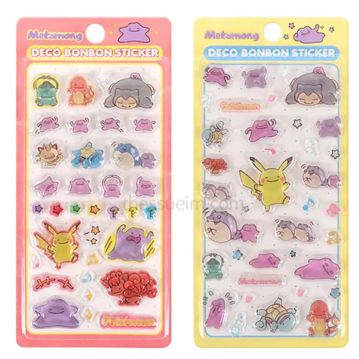 [BUNJANG] Pokemon Ditto Bungee Stickers / 포켓몬스터 메타몽 봉봉스티커