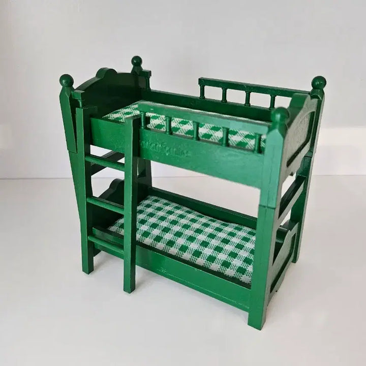 [BUNJANG] Sylvanian Families Old Green Bunk Bed / 실바니안 올드 초록 2층침대