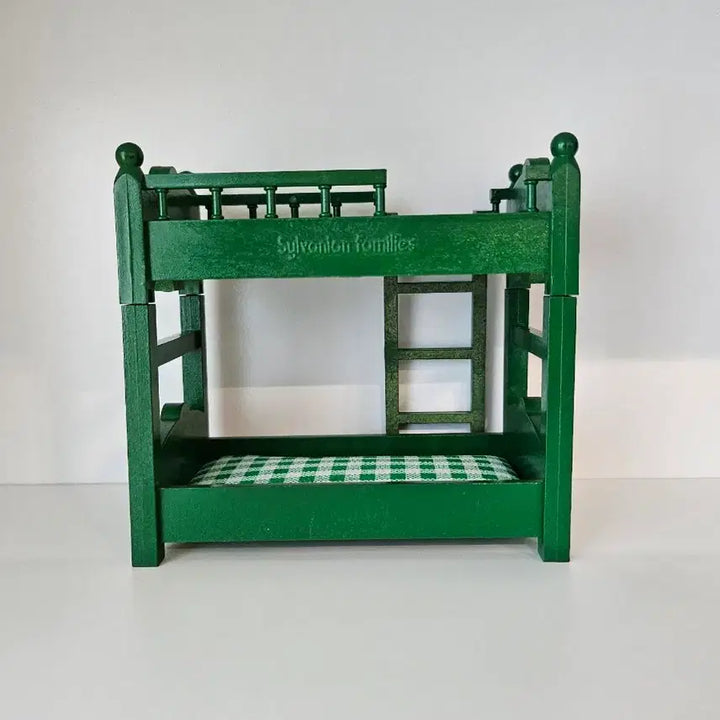 [BUNJANG] Sylvanian Families Old Green Bunk Bed / 실바니안 올드 초록 2층침대