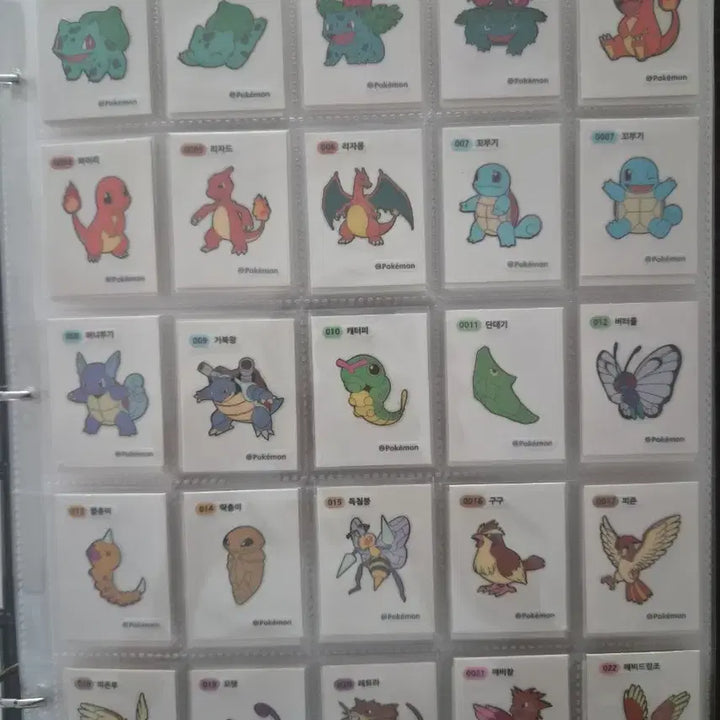 [BUNJANG] Pokemon Stickers Gen 1 &amp; 2 Bundle Set (275 Types) / 포켓몬 띠부씰 1,2세대 275종 전종 일괄 판매