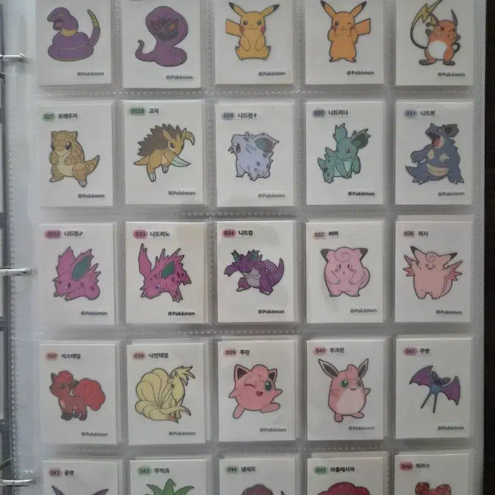 [BUNJANG] Pokemon Stickers Gen 1 &amp; 2 Bundle Set (275 Types) / 포켓몬 띠부씰 1,2세대 275종 전종 일괄 판매