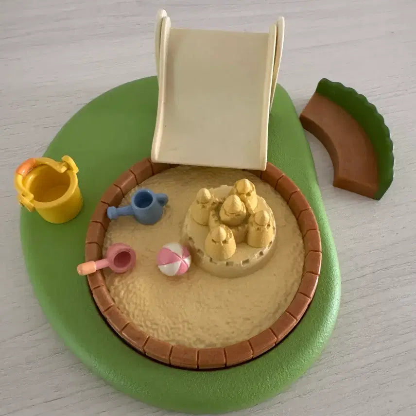 [BUNJANG] Sylvanian Families "Forest School" Sandbox &amp; Pool Set (Discontinued) / 2636)단종)올드)실바니안 숲속의 유치원 모래&amp;풀장 모래놀이 수영장