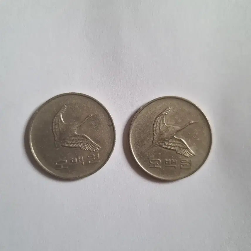 [BUNJANG] 1993 500 Won Coins (2 pcs) / 500원 동전 2개