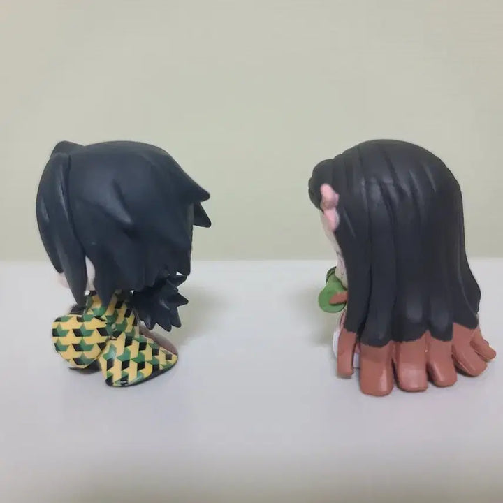 [BUNJANG] Demon Slayer Giyu &amp; Nezuko Machiboke Figure Set / 귀멸의칼날 마치보케 기유 네즈코 2종 팝니다.