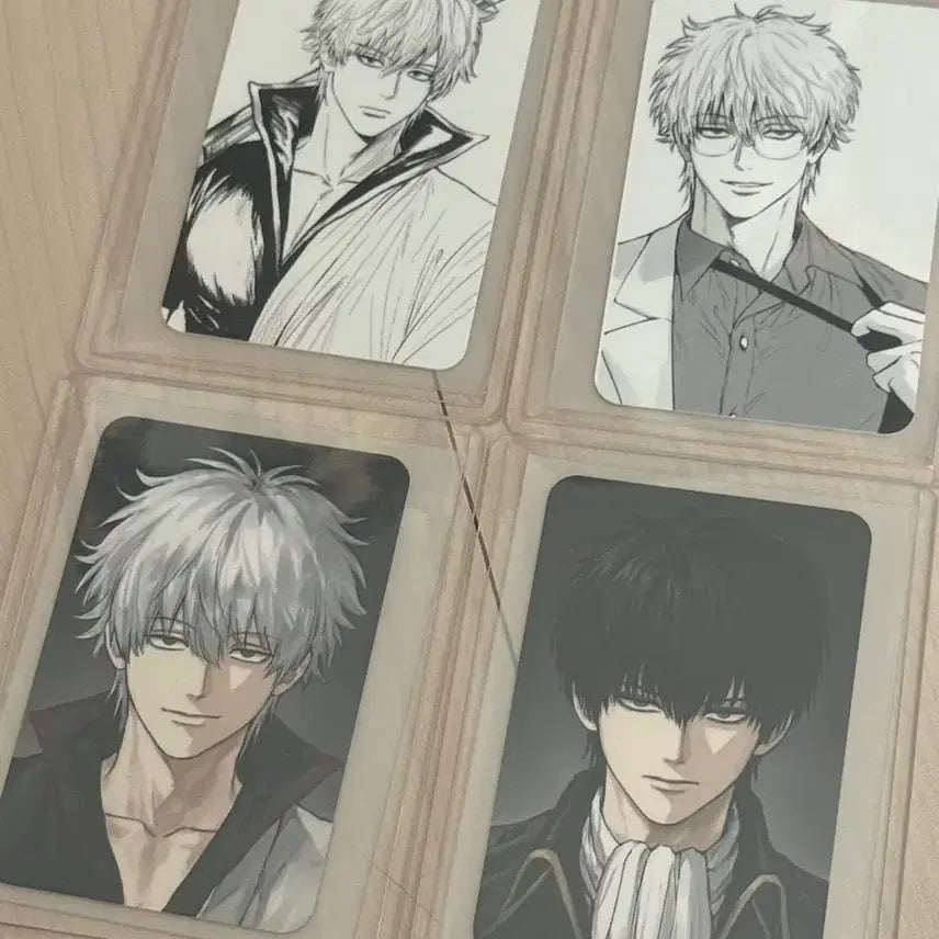 [BUNJANG] Gintoki Hijikata Ginpachi 4-Type Bundle Set Photocard / 쏘 님 은혼 포카 긴토키 히지카타 긴파치 4종 일괄