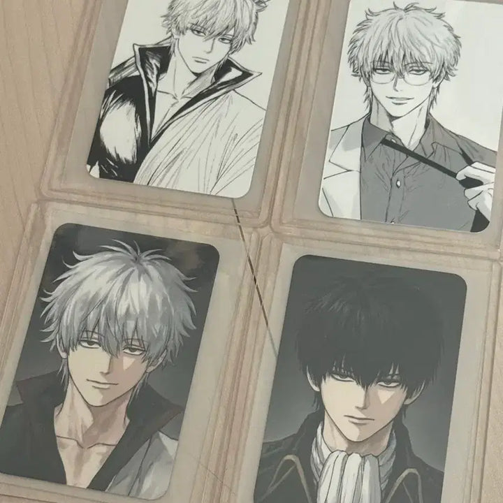 [BUNJANG] Gintoki Hijikata Ginpachi 4-Type Bundle Set Photocard / 쏘 님 은혼 포카 긴토키 히지카타 긴파치 4종 일괄