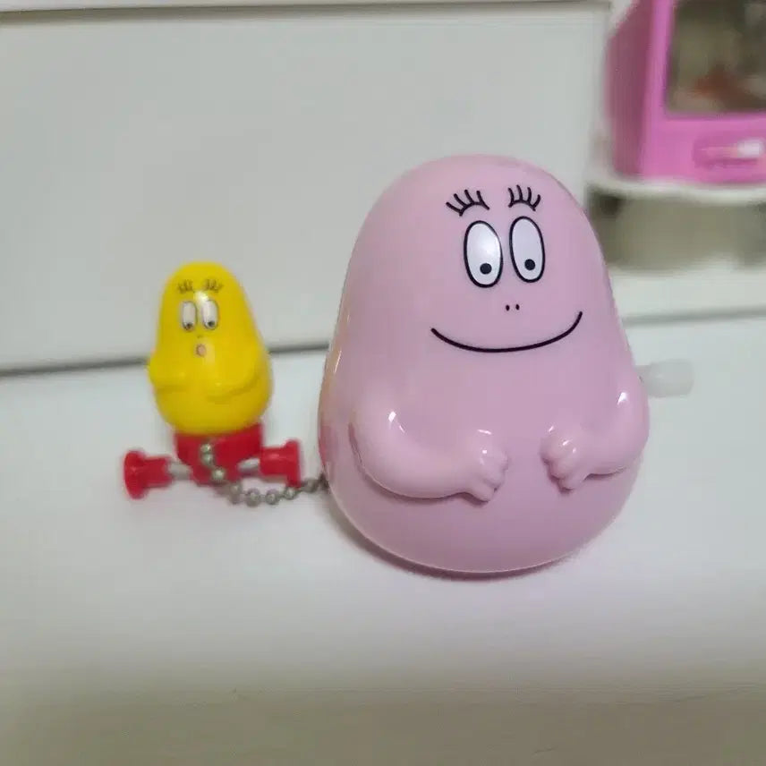 [BUNJANG] Barbapapa Wind-up Toy Figure / 고전)바바파파 피규어 태엽 토이 팝니다.