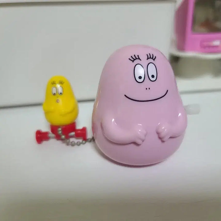 [BUNJANG] Barbapapa Wind-up Toy Figure / 고전)바바파파 피규어 태엽 토이 팝니다.