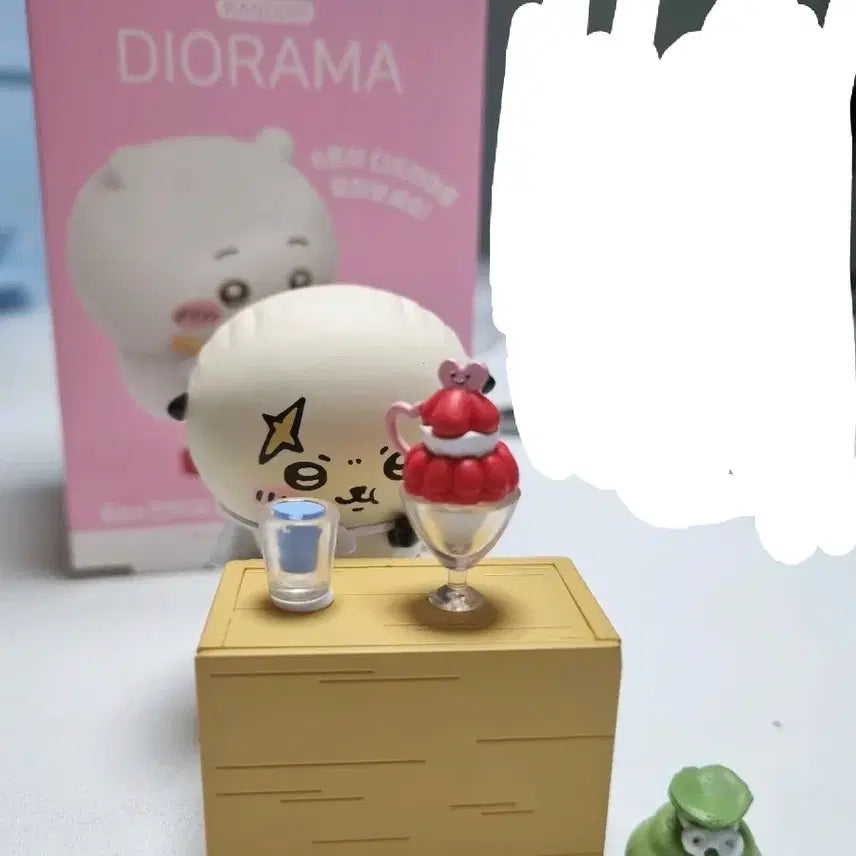 [BUNJANG] Chiikawa Rakko Diorama Figure (Sealed) / 미개봉) 치이카와 랏코 디오라마 피규어
