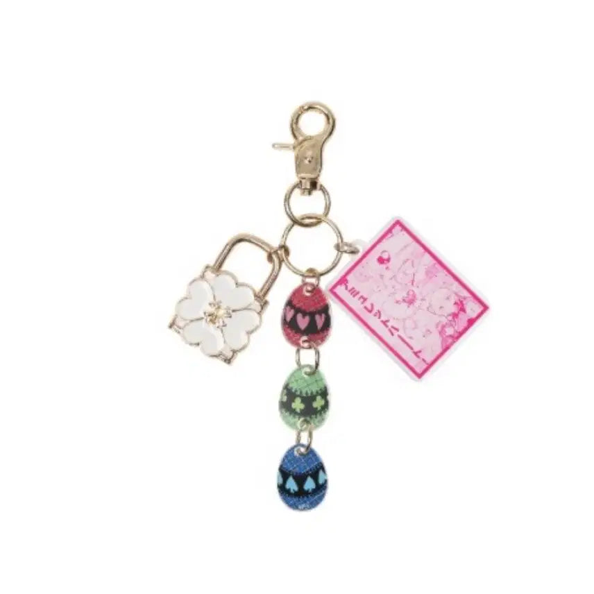 [BUNJANG] Shugo Chara! DMM Acrylic Charm Keychain Figure Set (Amu, Ran, Miki, Su, Humpty Lock) / 캐릭캐릭체인지 캐캐체 슈고캬라 굿즈 DMM 백 챰 아크릴 키링 키체인 피규어 아무 란 미키 스우 험프티록