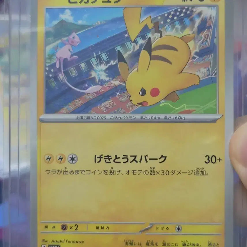 [BUNJANG] Pikachu &amp; Mew Gym Promotion Card - A Grade / 피카츄 뮤 짐프로모 a급
